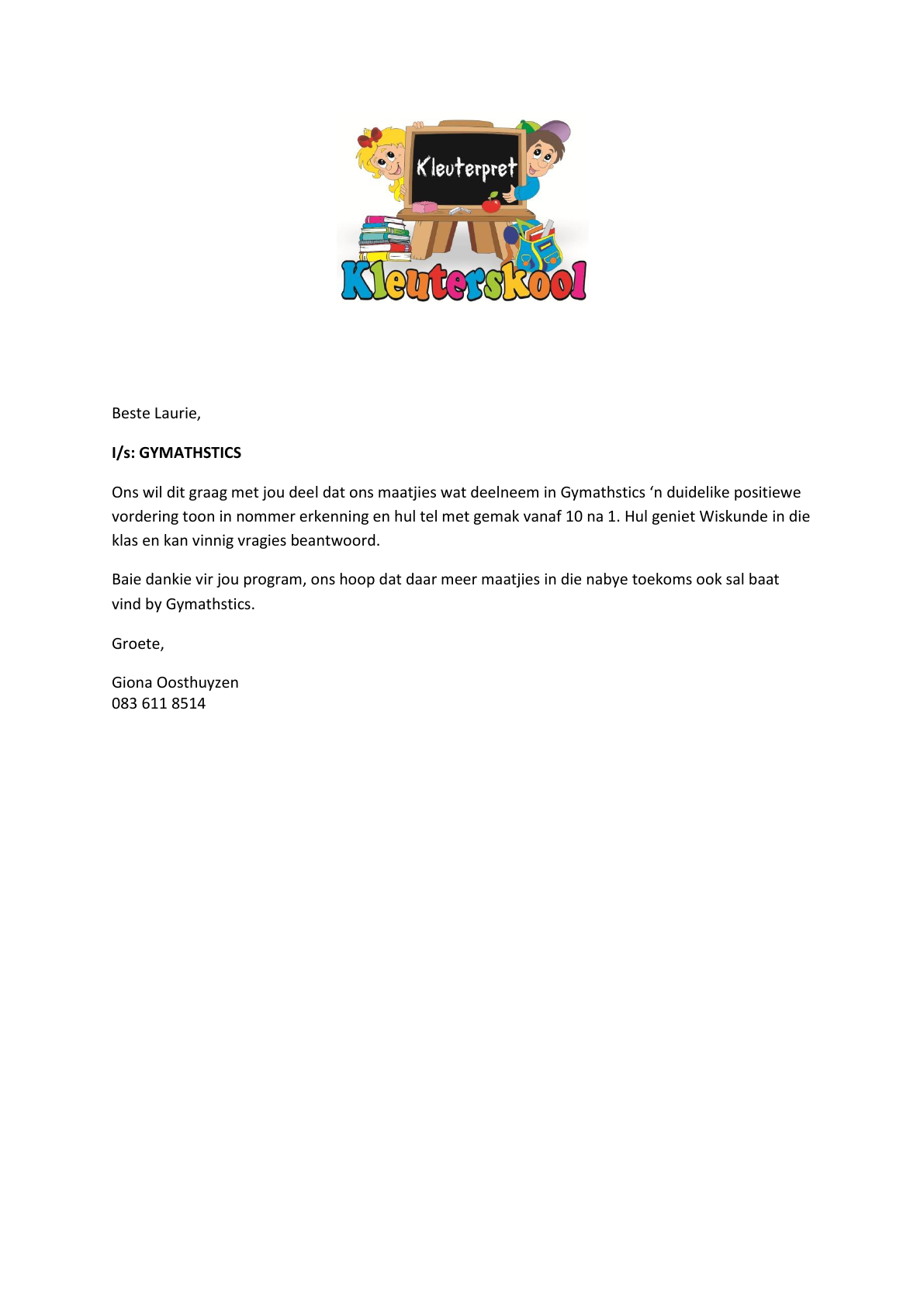 Testimonial from Klueterplek